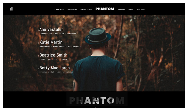 phanton joomla theme