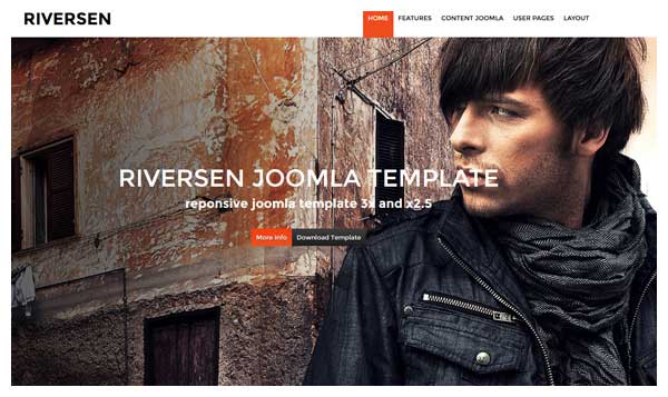 joomla modello riversen